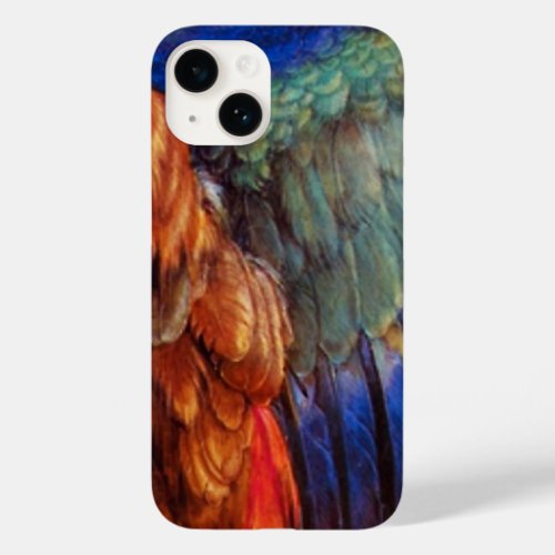 WING FEATHERS OF AN EUROPEAN ROLLER Case_Mate iPhone 14 CASE