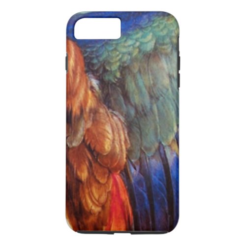 WING FEATHERS OF AN EUROPEAN ROLLER iPhone 8 PLUS7 PLUS CASE