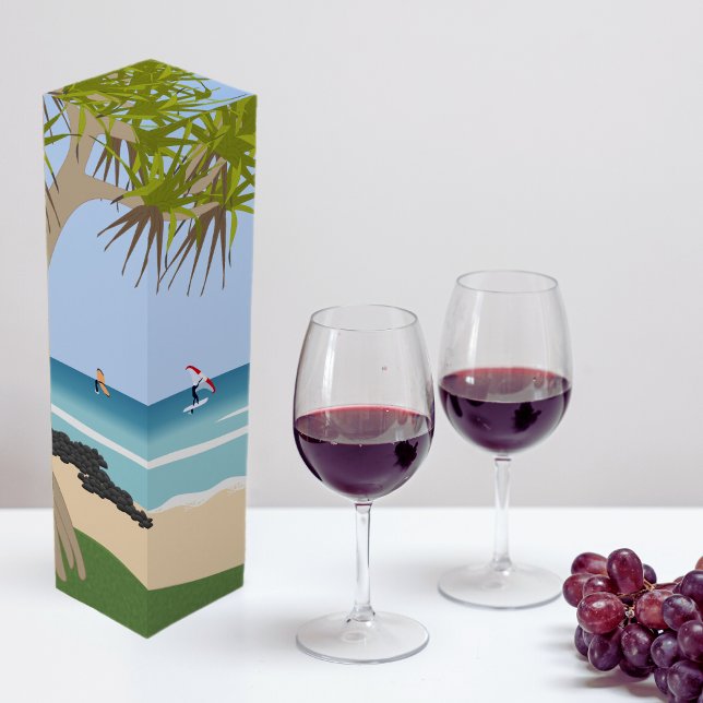 Wing Foil Surf Pandanus Tree at the Beach Wine Box (Creator Uploaded)