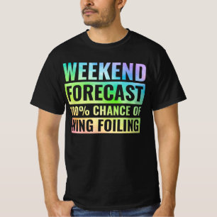 Wing Foiling Hydrofoil Surfing Surf Water Sports T-Shirt