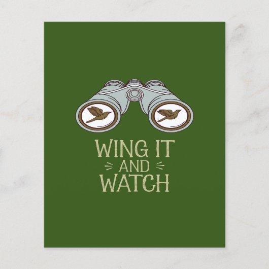 Wing It and Watch Birdwatching Nature Adventure (Front)