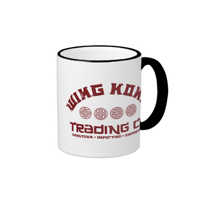 wing kong trading co. big trouble in little china coffee mug