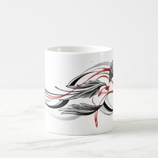 wing line art unique mug gift