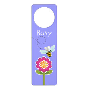 Wing-Nutz™_Bumble Bee_ sweet & fun_Gettin' Busy Door Hanger