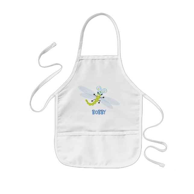 Wing-Nutz™_Dragonfly (Skeeter) _ personalized Kids' Apron (Front)