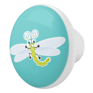 Wing-Nutz™_Dragonfly (Skeeter)_sweet & fun decor Ceramic Knob