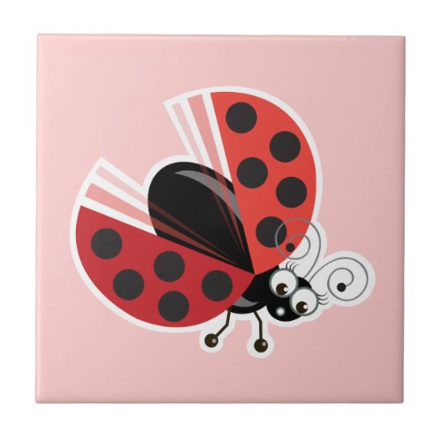 Wing_Nutz_Ladybug Dotty_ sweet   fun Tile