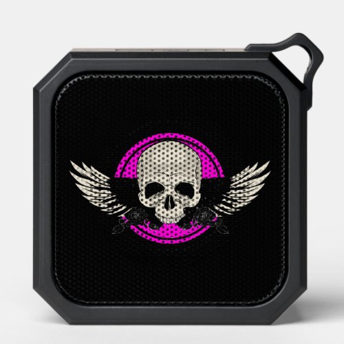Wing Skull _ Pink Bluetooth Speaker