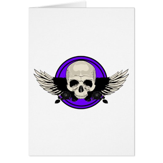 Wing Skull - PURPLE (Front)