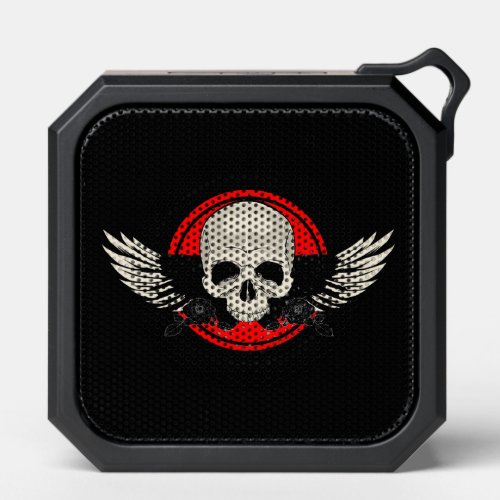 Wing Skull _ Red Bluetooth Speaker