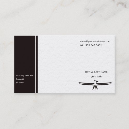 Wing Span - Professional  Business Card
