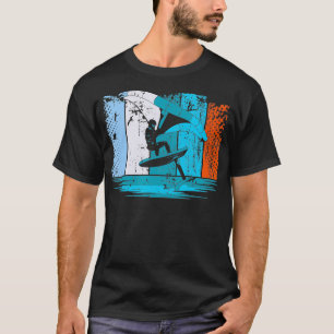 Wing Surf Wing Foil Wingsurfer Retro  T-Shirt