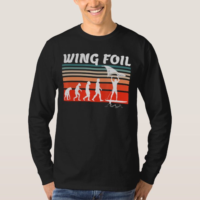 Wing Surf Wing Foil Wingsurfing Wing Foiling T-Shirt (Front)