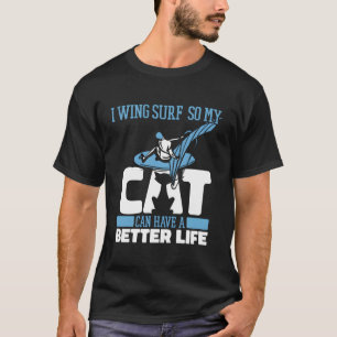 Wing Surfer Cat Foil Wing Surfing T-Shirt
