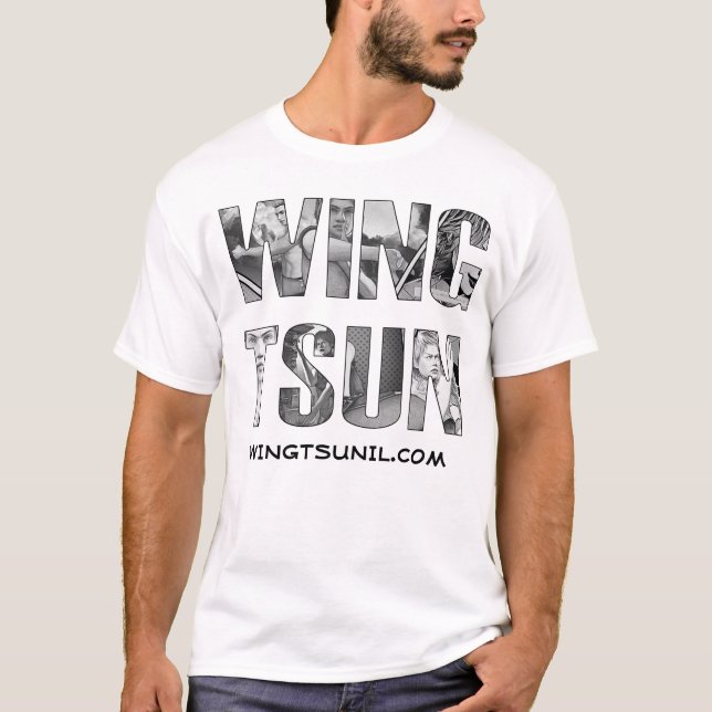 Wing Tsun Illinois basic white tee (Front)