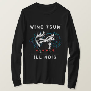 Wing Tsun Illinois - Horizontal Line T-Shirt