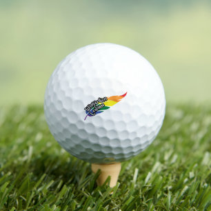 Wingaydium Lesbiosa – Funny LGBTQ+ Magic Pun Golf Balls