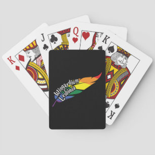 Wingaydium Lesbiosa – Funny LGBTQ+ Magic Pun Poker Cards