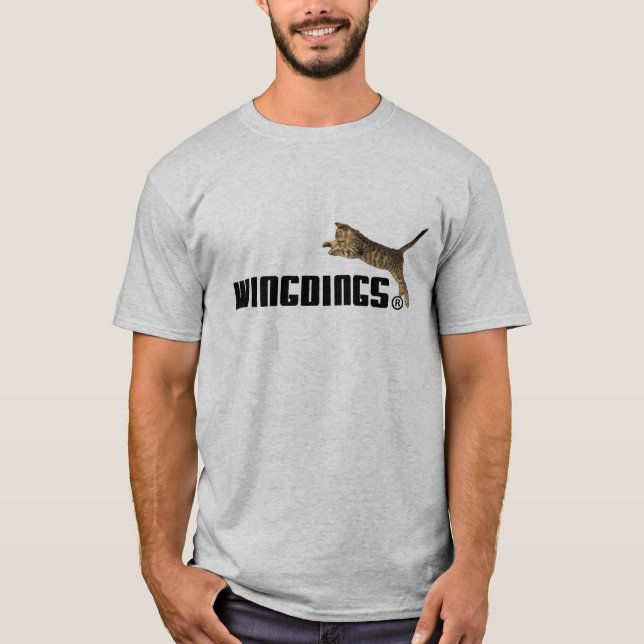 Wingdings Stylized Logo T-Shirt (Front)