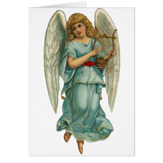 Winged Angel and Harp Cards (Front)