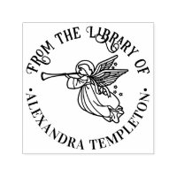 Winged Angel Blowing Horn #1 Library Book Name
