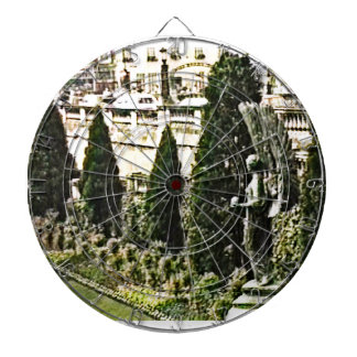 Winged Angel Statue Bath England 1986 snap-11737a Dart Board