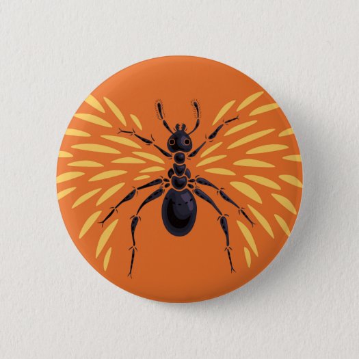 Winged Ant Fiery Orange