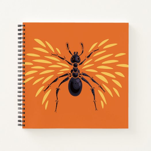 Winged Ant Insect Lover Fiery Orange Entomology