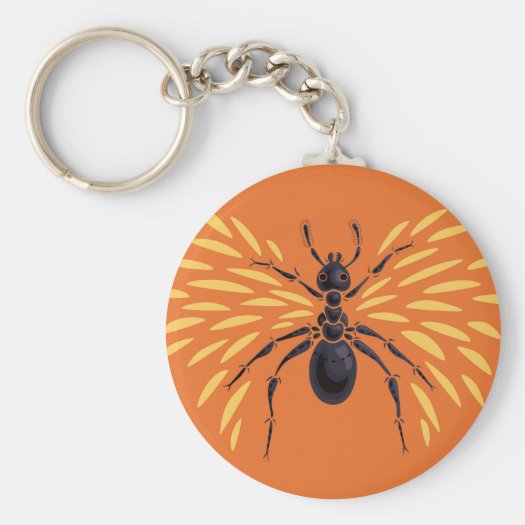 Winged Ant Insect Lover Fiery Orange