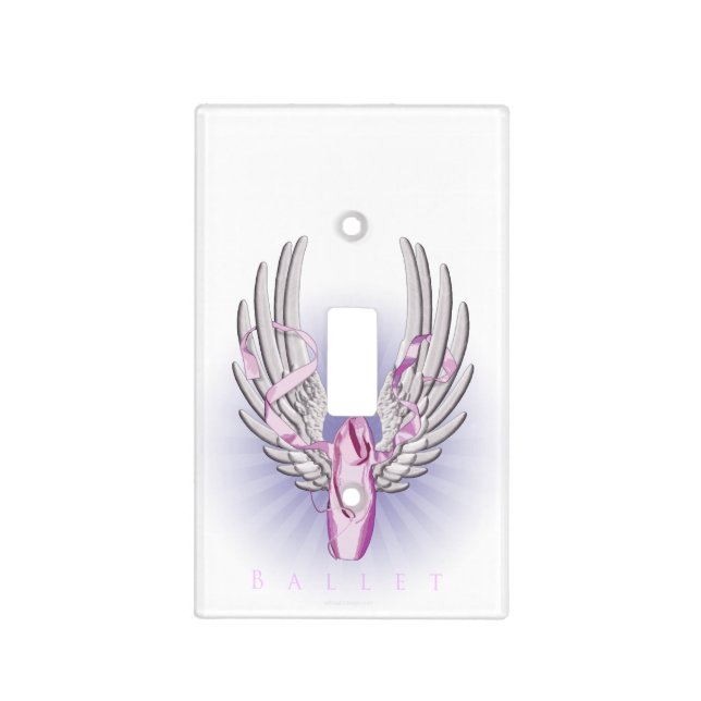 Winged Ballet (Dance) Light Switch Cover (Front)