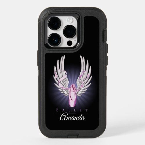 Winged Ballet Dance OtterBox iPhone 14 Pro Case