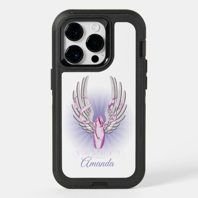 Winged Ballet (Dance) Otterbox iPhone Case (Back)