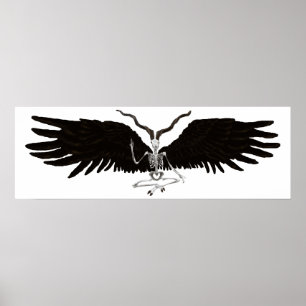Winged Baphomet Poster