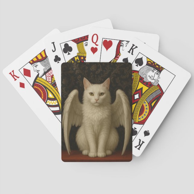 Winged Cat Poker Cards (Back)