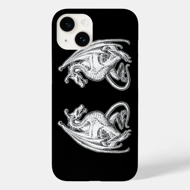 Winged Dragons Case-Mate iPhone Case (Back)