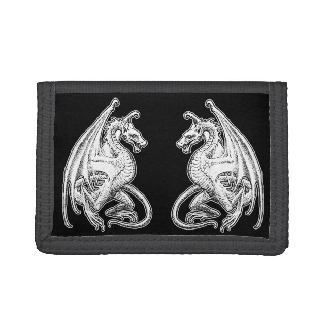 Winged Dragons Tri-fold Wallet (Front)