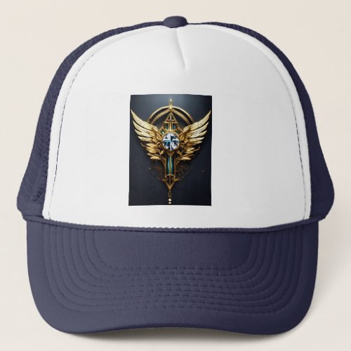 Winged Elegance Cap Trucker Hat