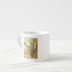 Winged Elm Fairy Sitting in a Tree Espresso Cup