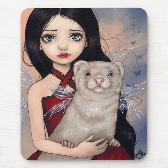 "Winged Ferret" Mousepad (Front)