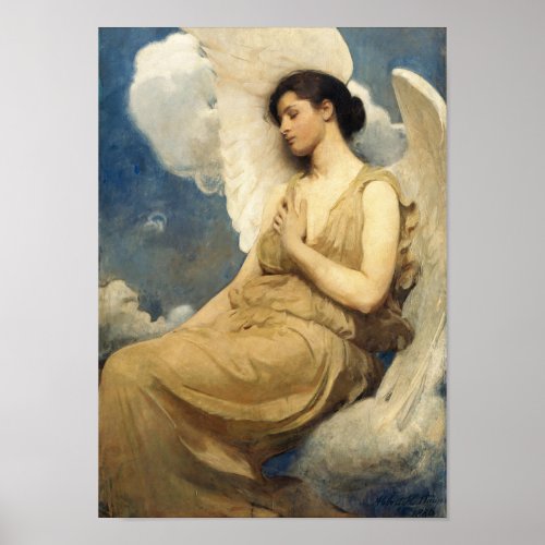 Winged Figure by Abbott Handerson Thayer Angel Art Poster