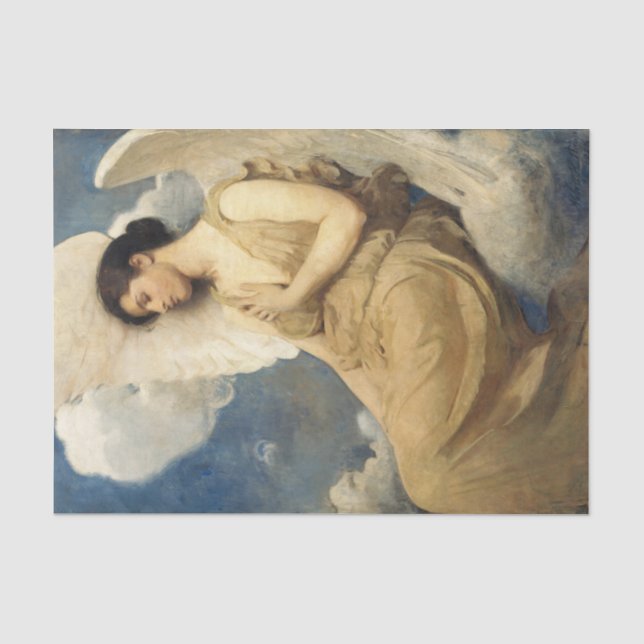 Winged Figure by Abbott Handerson Thayer Angel Art Tissue Paper (Front)