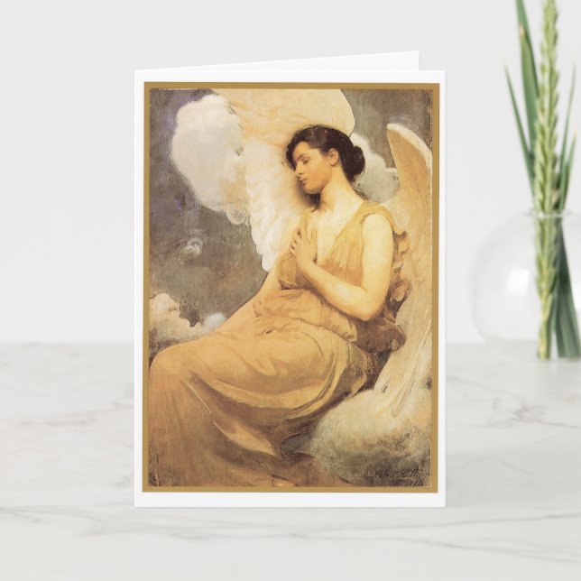 Winged Figure - Christmas Holiday Card (Front)