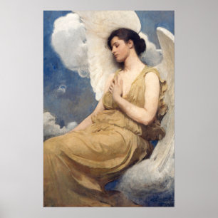 Winged Figure , Famous painting Poster