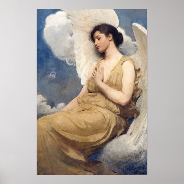 Winged Figure , Famous painting Poster (Front)
