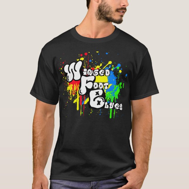 Winged Foot Blues Graffiti Tee (Front)