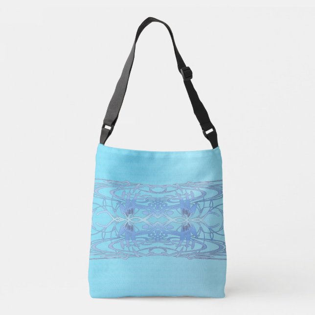 Winged Gate Crossbody Bag (Back)