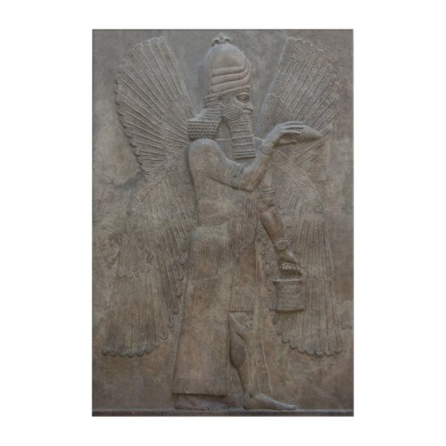 Winged Genie benisseur The Ancient Assyrians Acrylic Print