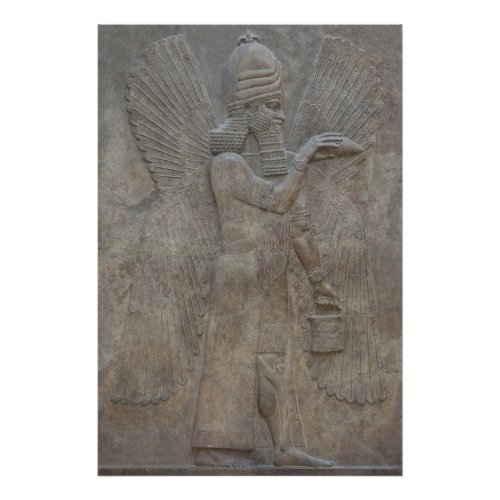 Winged Genie benisseur The Ancient Assyrians Photo Print
