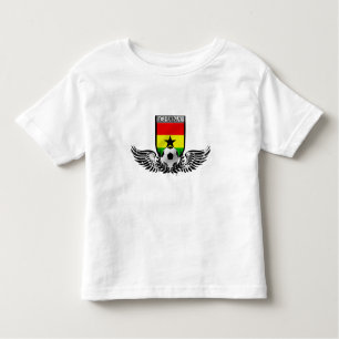 Winged Ghana soccer football emblem Toddler T-shirt