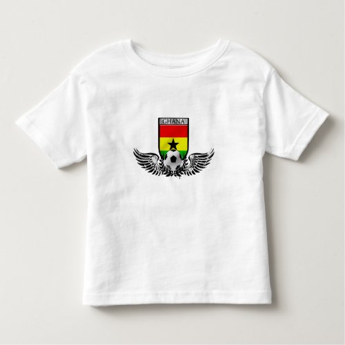 Winged Ghana soccer football emblem Toddler T_shirt